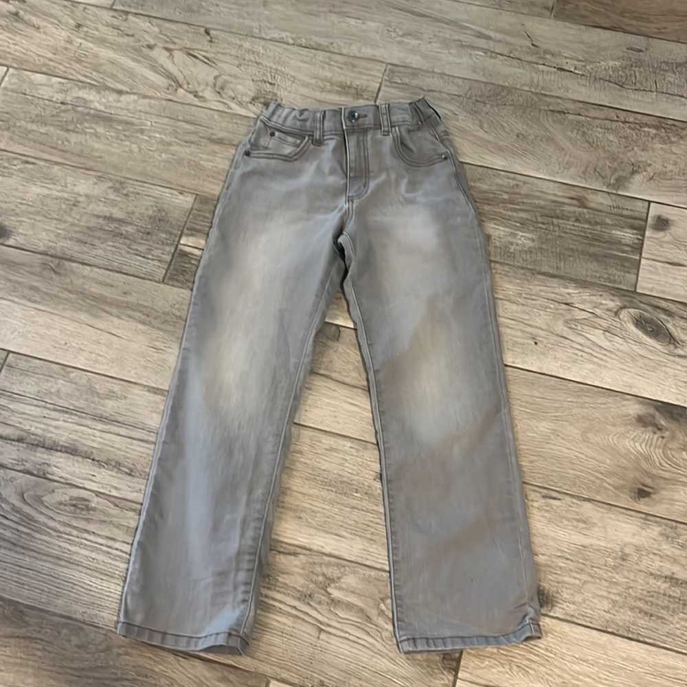 EUC Gymboree light grey soft jeans, sz 8